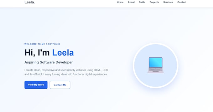 create html css javascript website