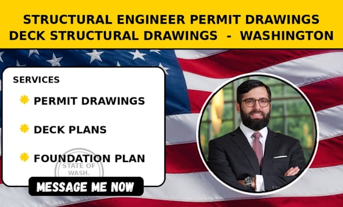 structural engineer washington permit drawings, deck structural drawings ohio