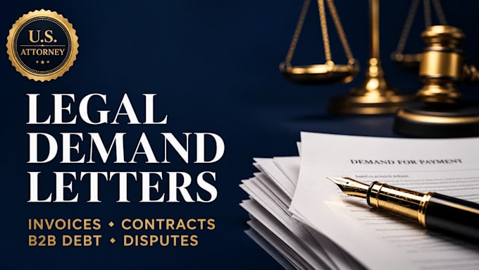 write a commercial debt collection attorney demand letter