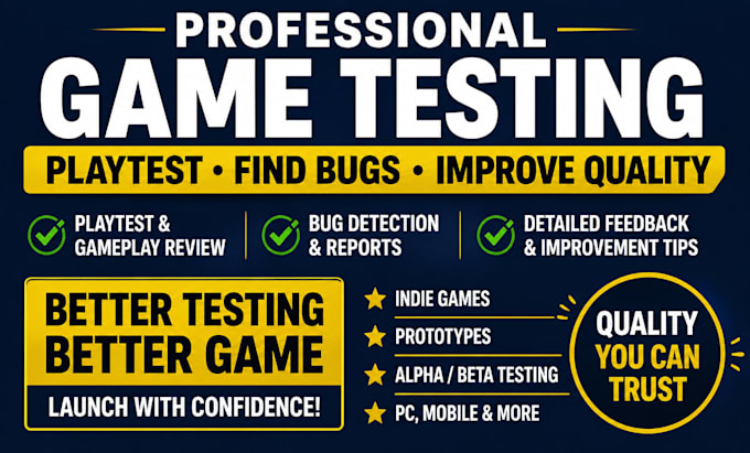 review playtest video game testing bug application detection prototype developer