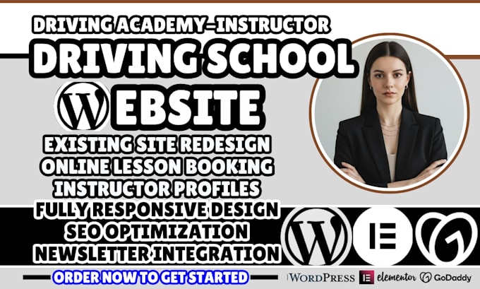 driving school website, driving lesson website, driving academy website