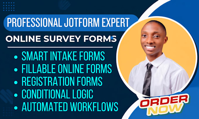 create fillable online form, intake smart form in jotform