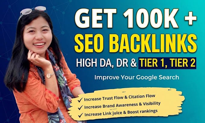 build tier 1 and tier 2 high quality backlinks with high da