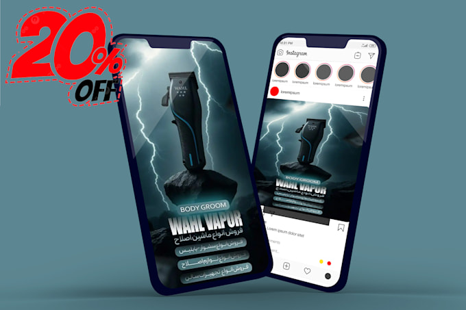 design instagram post and story