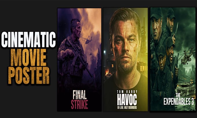 design a stunning cinematic movie poster