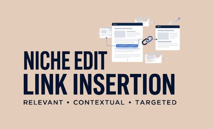 do niche edit link insertion on relevant websites