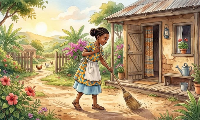 create authentic african american children book illustrations