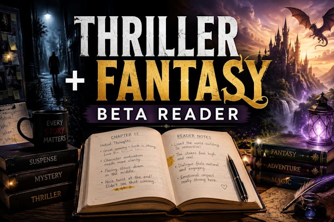 beta read fantasy ya beta read romantasy thriller beta reading sci fi beta read