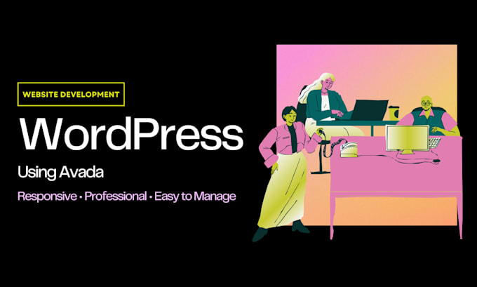 build a professional wordpress website using the avada theme