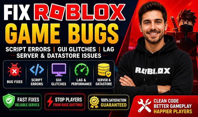 fix roblox game bugs script errors gui glitches lag server and datastore issues