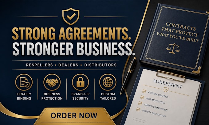 draft a custom product reseller contract for your business
