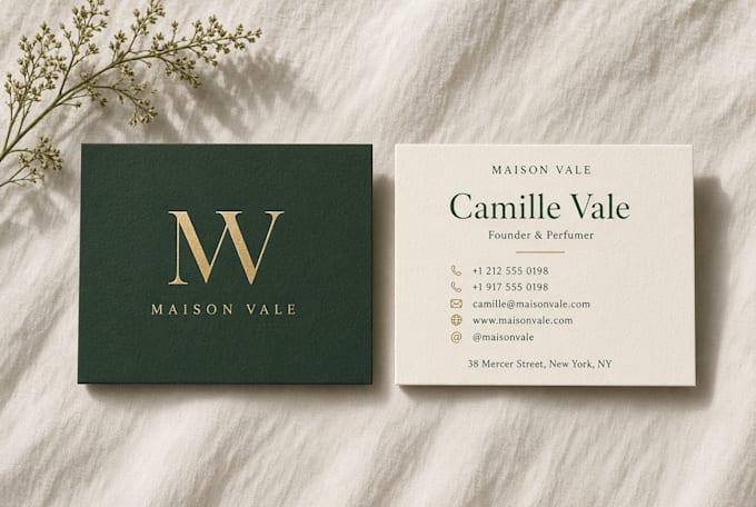 design a print ready business card