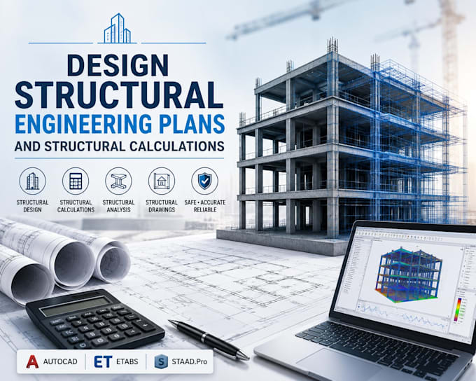 design structural engineering plans and structural calculations