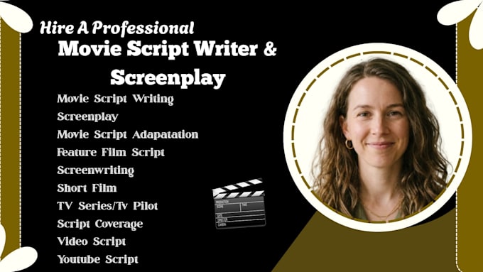 do script writing screenplay writing, movie script tv series script coverage