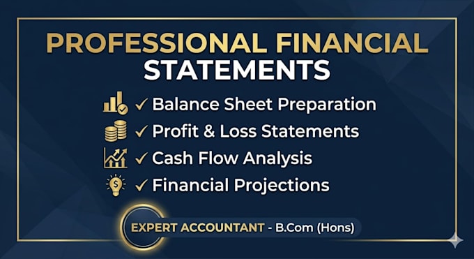 preapre financial statements for you