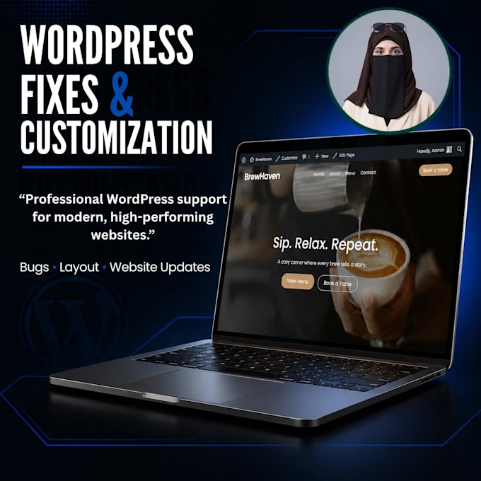 fix wordpress issues make changes and customize your website