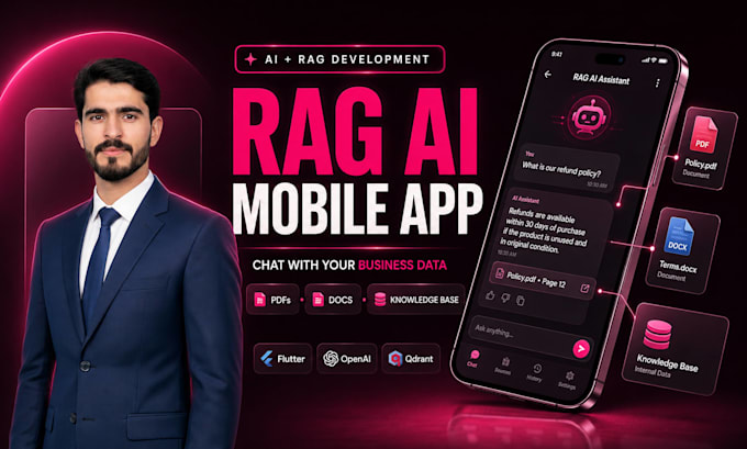 build a rag ai chatbot mobile app for your documents and knowledge base