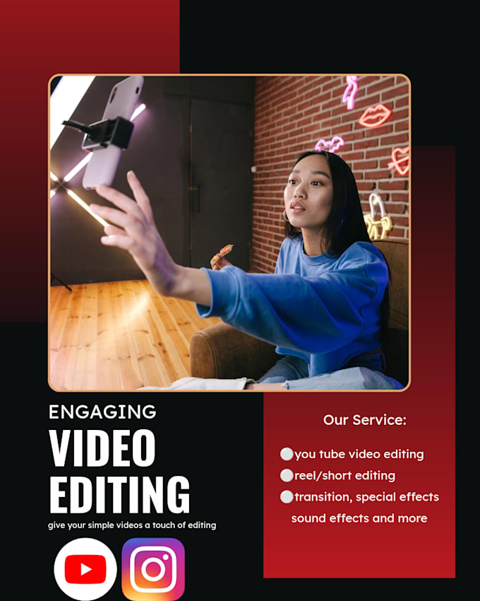 do transition, colour correction and add subtitles