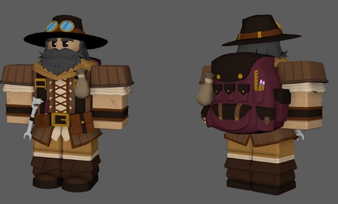 create stylized low poly roblox characters roblox avatar and npcs