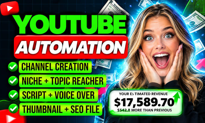 be your faceless youtube video editor and content creator
