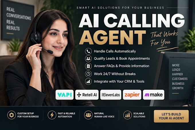 build an ai voice agent for cold calling, lead generation and appointment