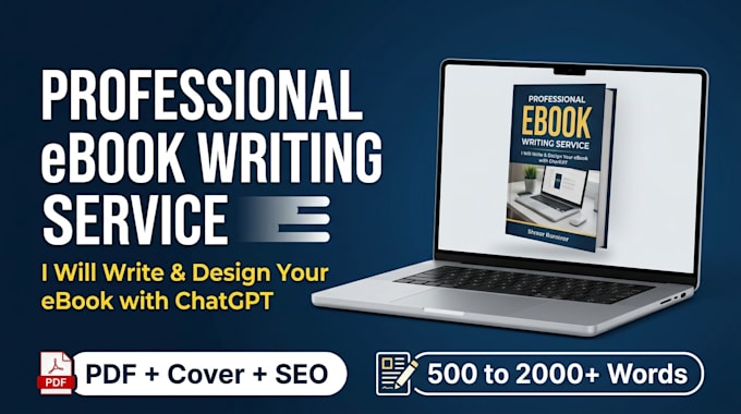 write chatgpt ebook and pdf guide for you