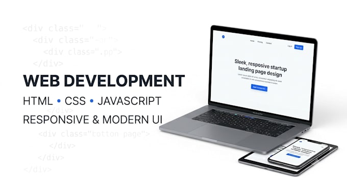 develop a responsive website using HTML CSS javascript