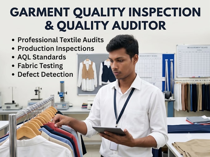 do textile and garment qc inspection with aql report