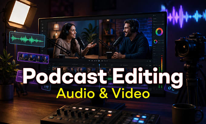 edit your podcast episode and create clips for social media
