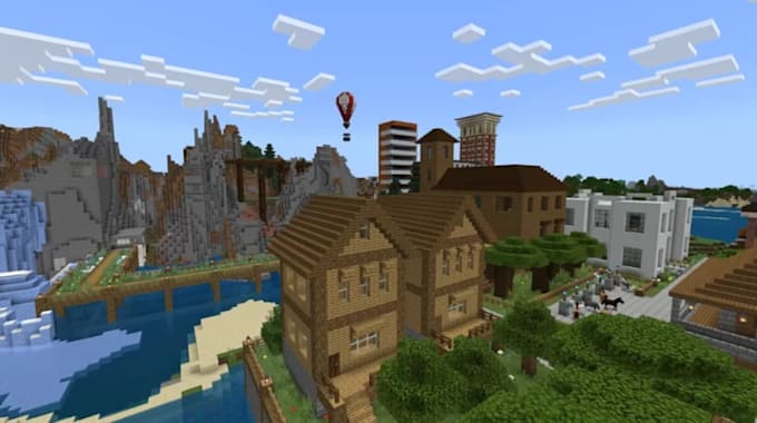 build minecraft castle, villages, base, hubs, spawns, house