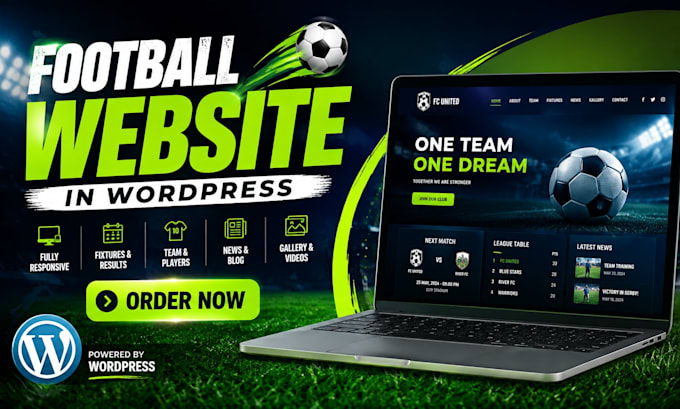 build a football website in wordpress