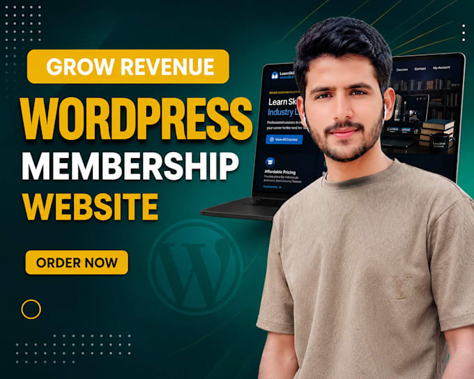 develop wordpress membership website, lms website
