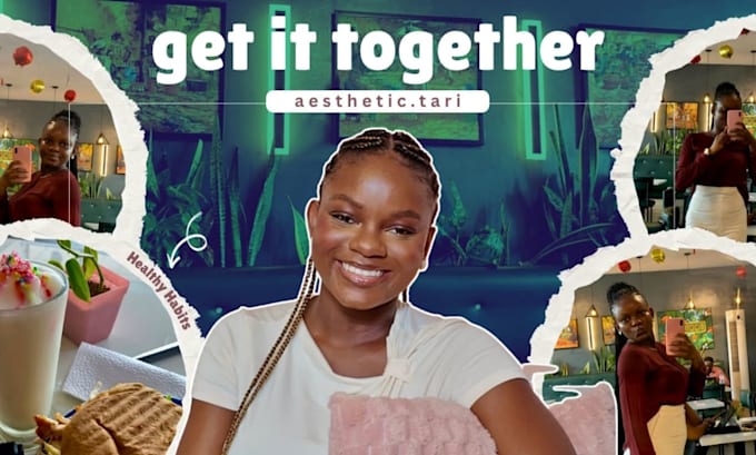 design an aesthetic youtube thumbnail