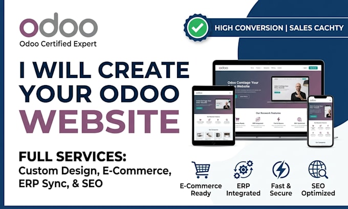 design or customize your odoo website