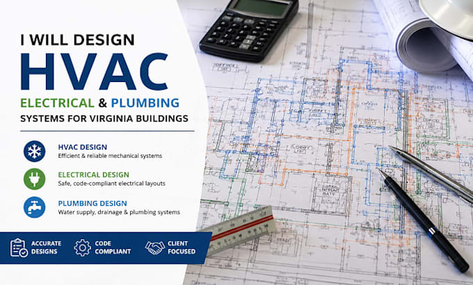design hvac electrical and plumbing systems for virginia buildings