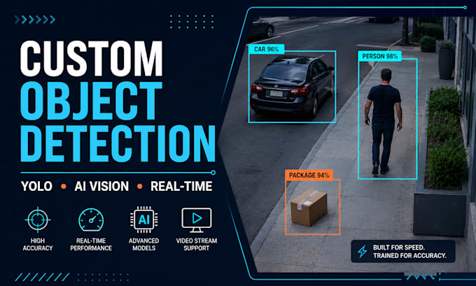 develop custom object detection, image recognition and computer vision models