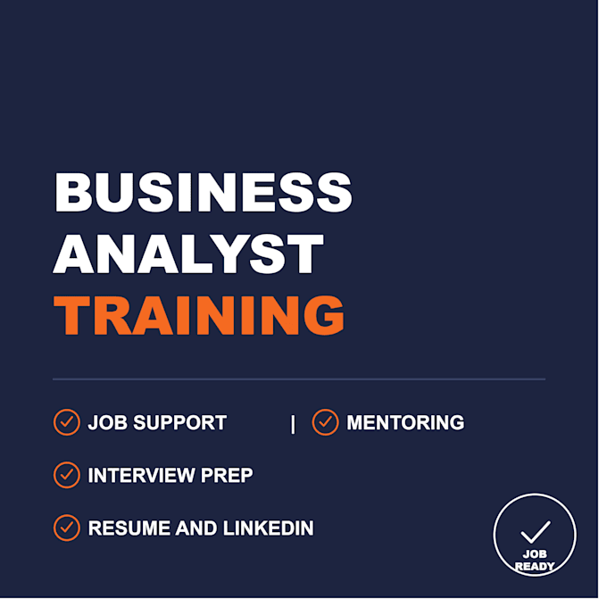 guide you through business analyst job support and skill training