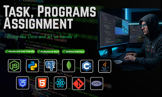 create simple programs, tasks, projects