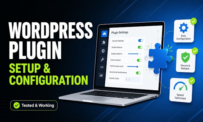 install setup and configure any wordpress plugin perfectly