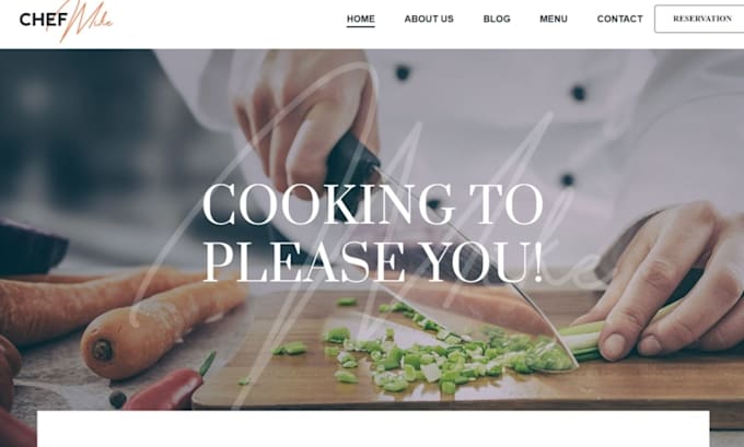 design wix culinary school website culinary academy cooking courses website