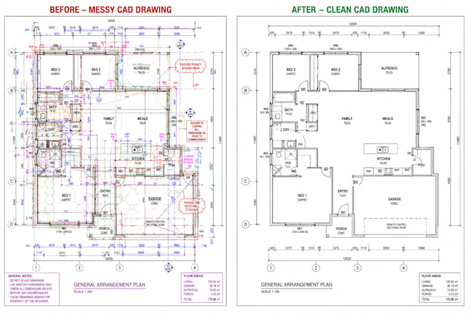 clean architect floorplans to perfection