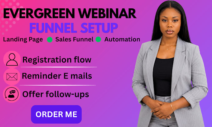 setup your clickfunnels gohighlevel kajabi webinar funnel
