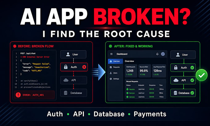 fix and rescue your broken vibe coded app