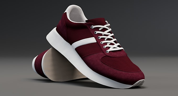 create 3d shoe design 3d footwear modeling and sneaker rendering