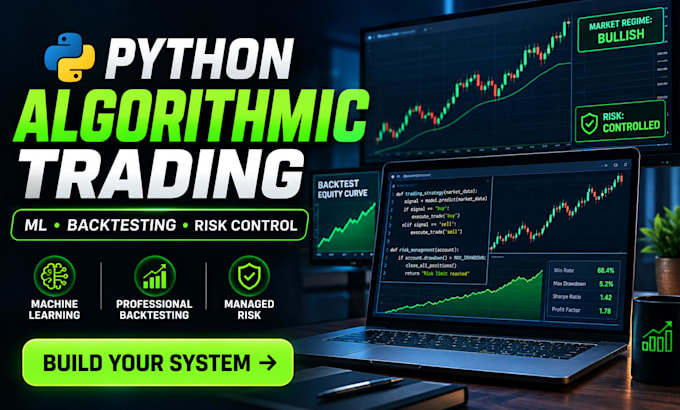 build a python algorithmic trading bot with machine learning