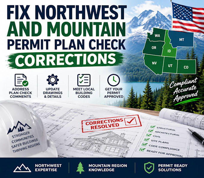 fix northwest and mountain states permit plan check corrections