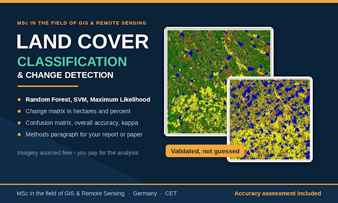 do land use land cover classification and change detection