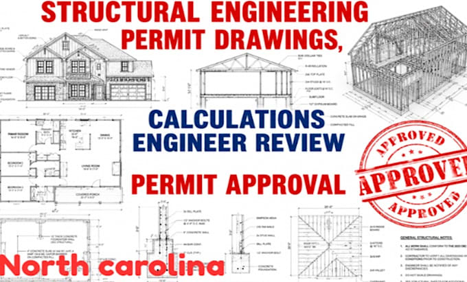 structural engineer permit drawing engineer stamp north carolina