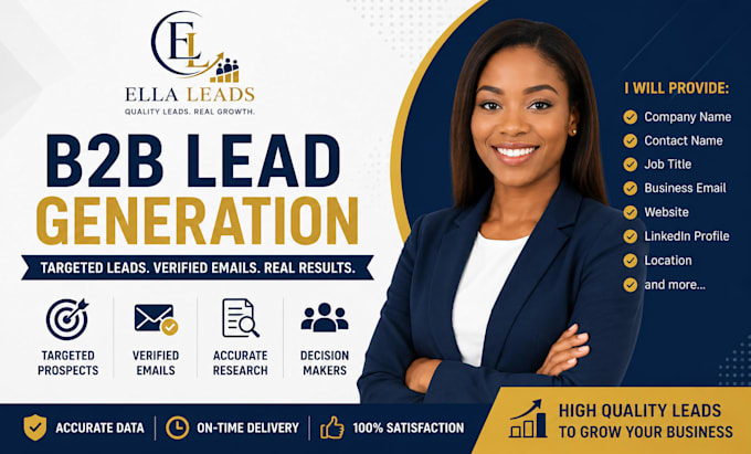 do b2b lead generation and email list building