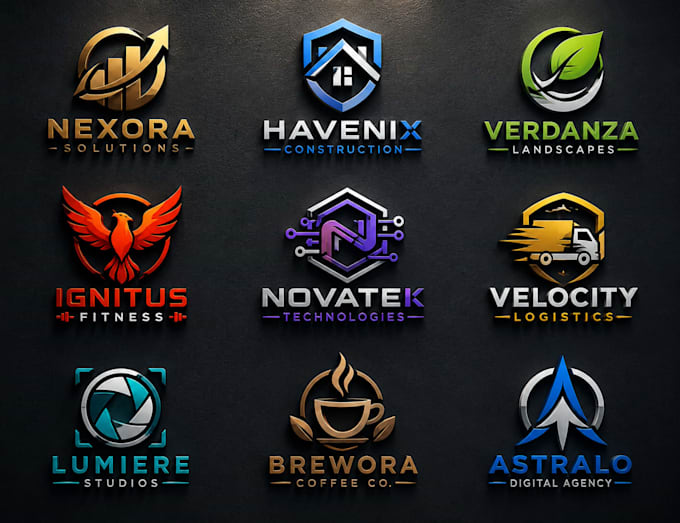 design multiple custom logo concepts for you